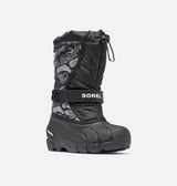 Sorel FLURRY™ Print Children's Boot - Black, Quarry
