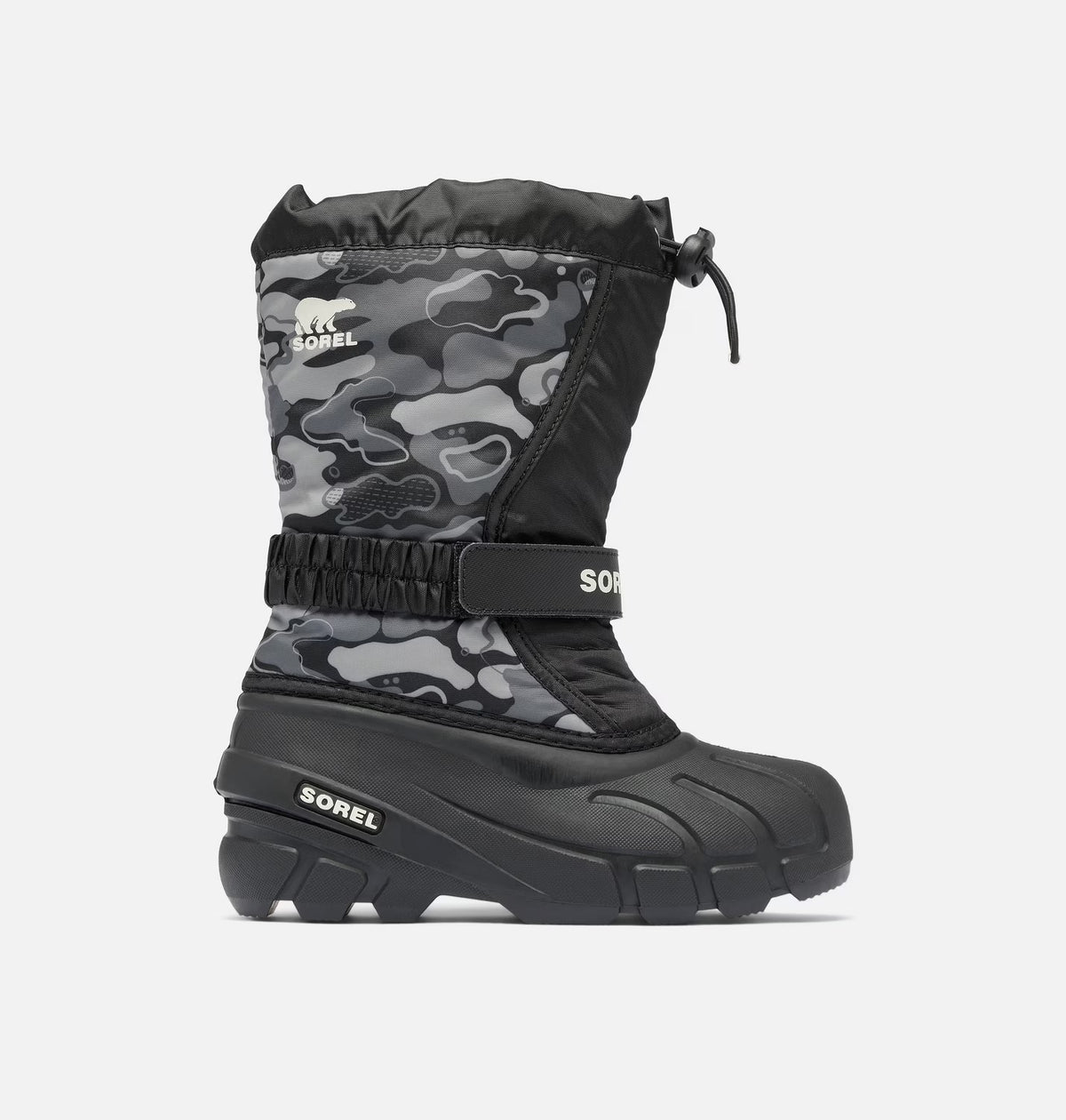 Sorel FLURRY™ Print Children's Boot - Black, Quarry