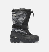 Sorel FLURRY™ Print Children's Boot - Black, Quarry