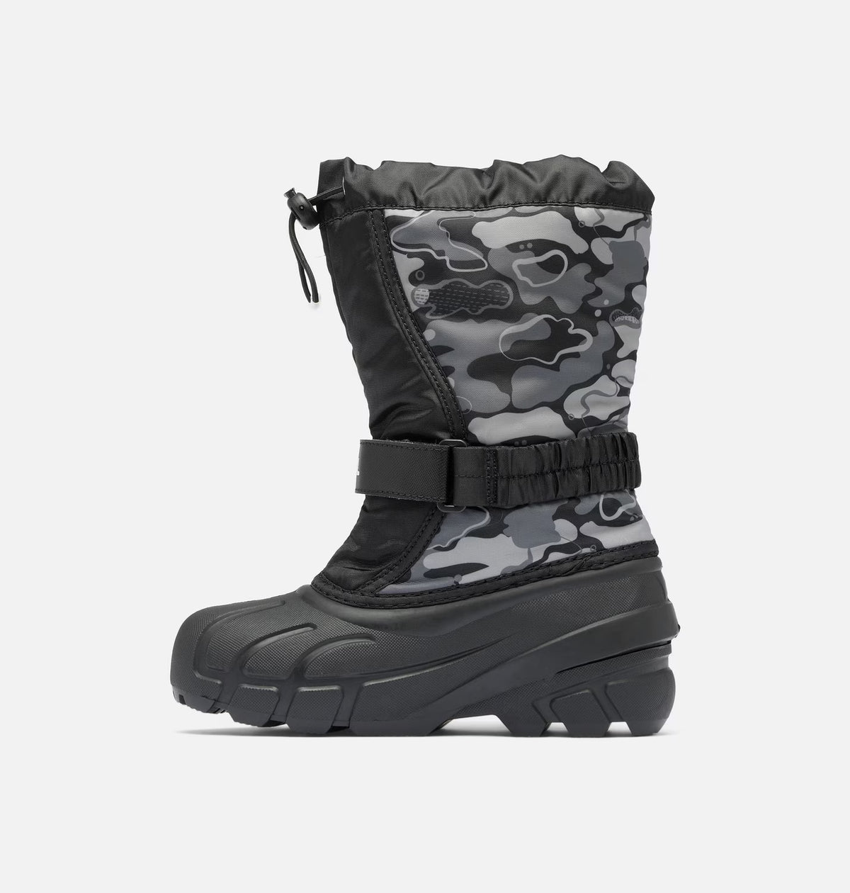 Sorel FLURRY™ Print Children's Boot - Black, Quarry