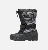 Sorel FLURRY™ Print Children's Boot - Black, Quarry