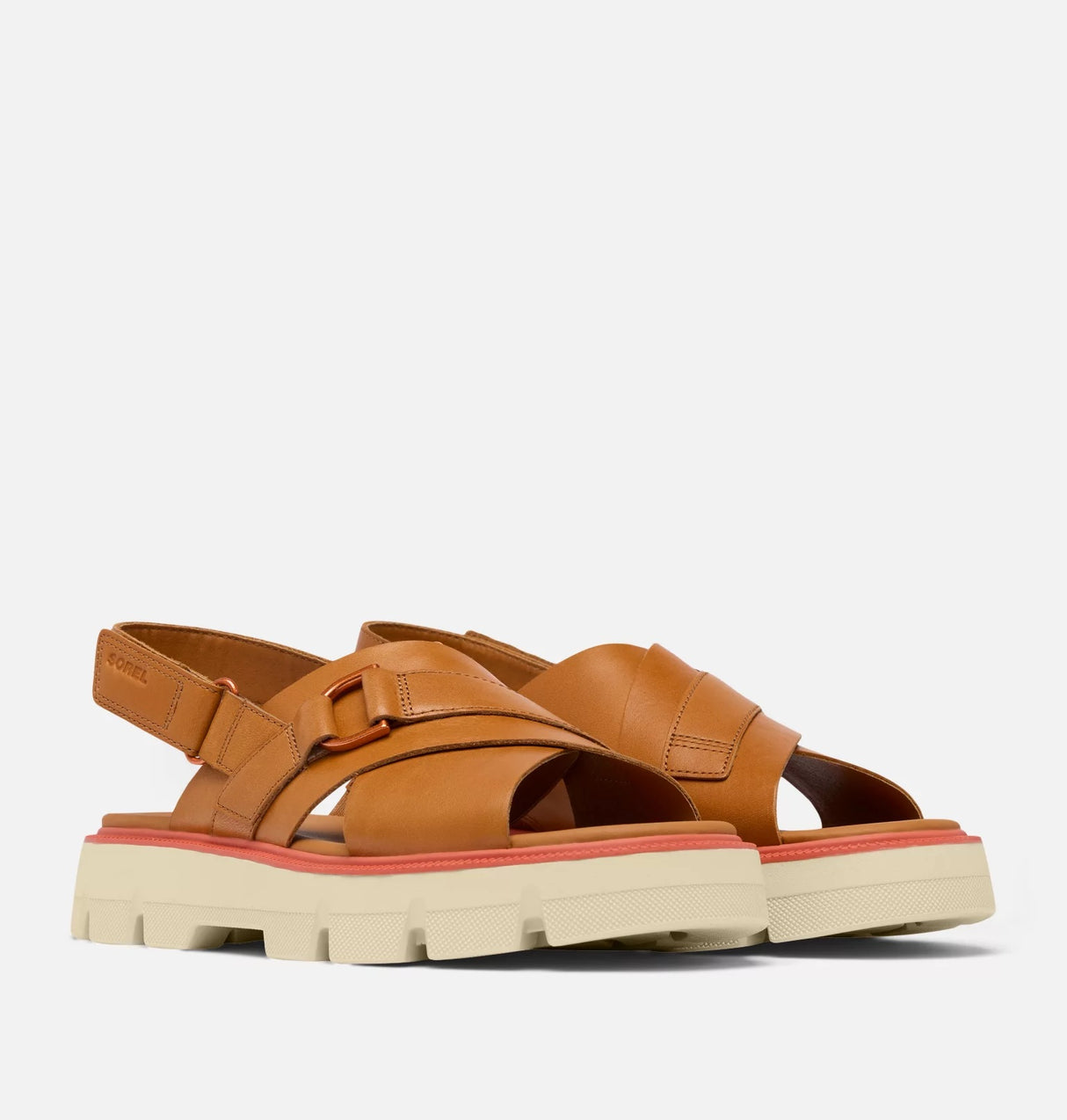 Sorel Women's REIN CB™ Crisscross Sandal - Canyon Gold/Bleached Ceramic
