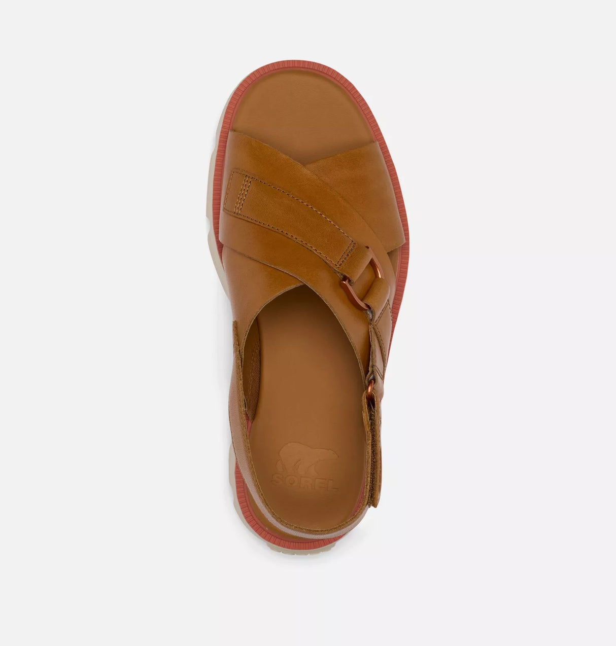Sorel Women's REIN CB™ Crisscross Sandal - Canyon Gold/Bleached Ceramic