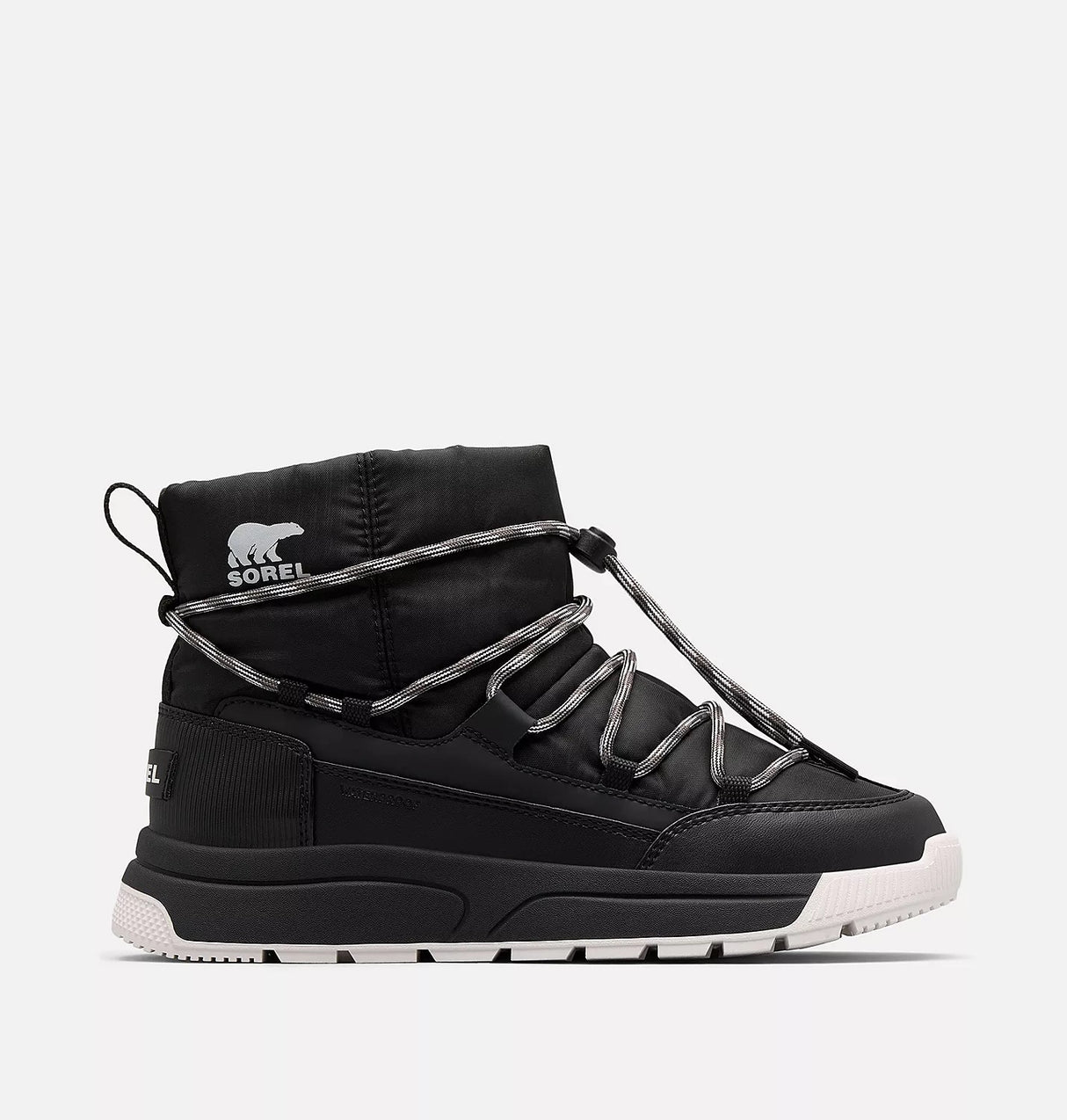 SOREL Women's WHITNEY™ III Women's Waterproof Slip-On Boot - Black/Sea Salt
