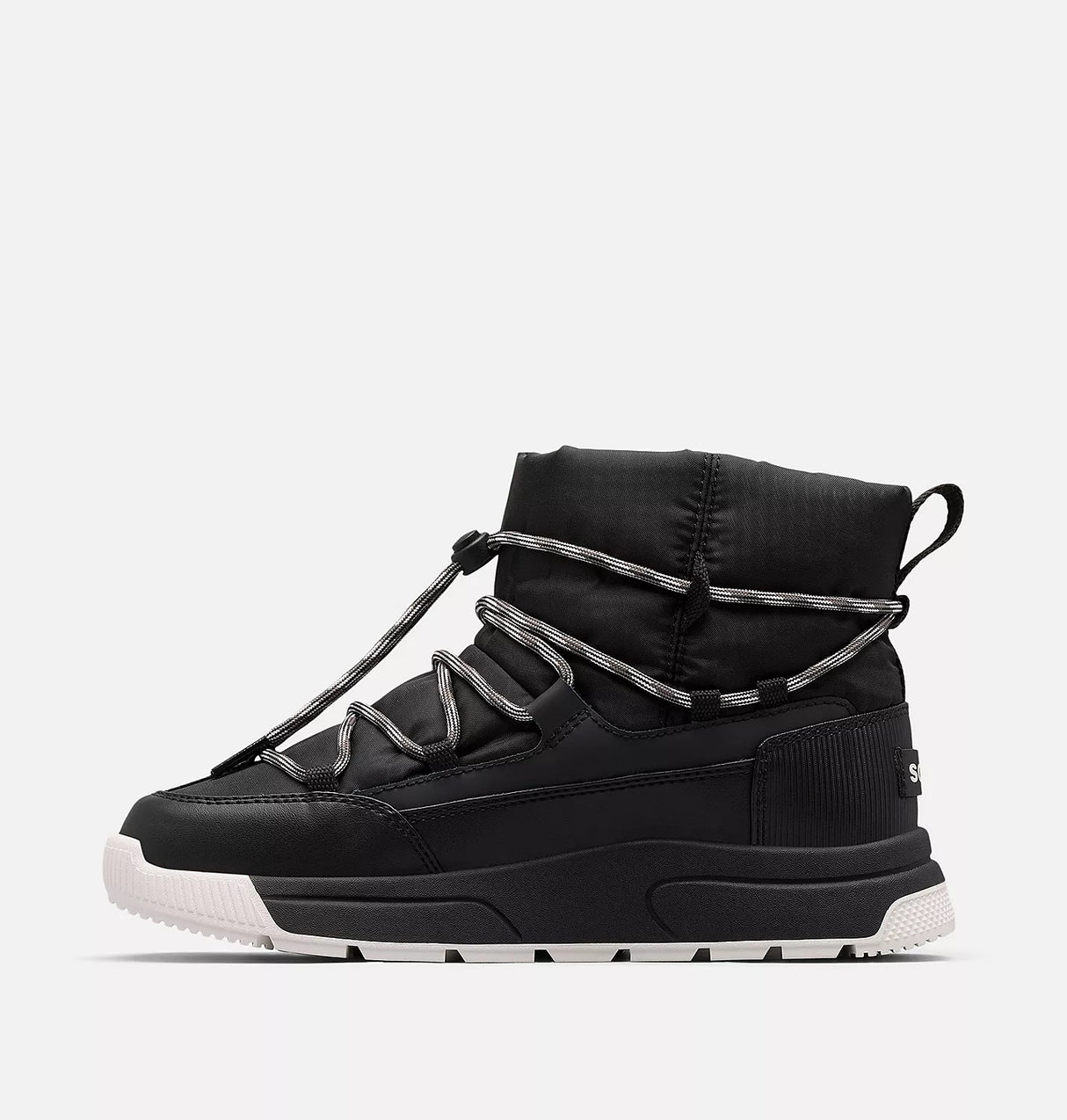 SOREL Women's WHITNEY™ III Women's Waterproof Slip-On Boot - Black/Sea Salt