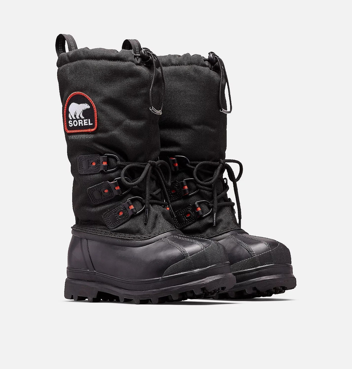 SOREL Women's GLACIER™ XT Winter Boot - Black/Red Quartz