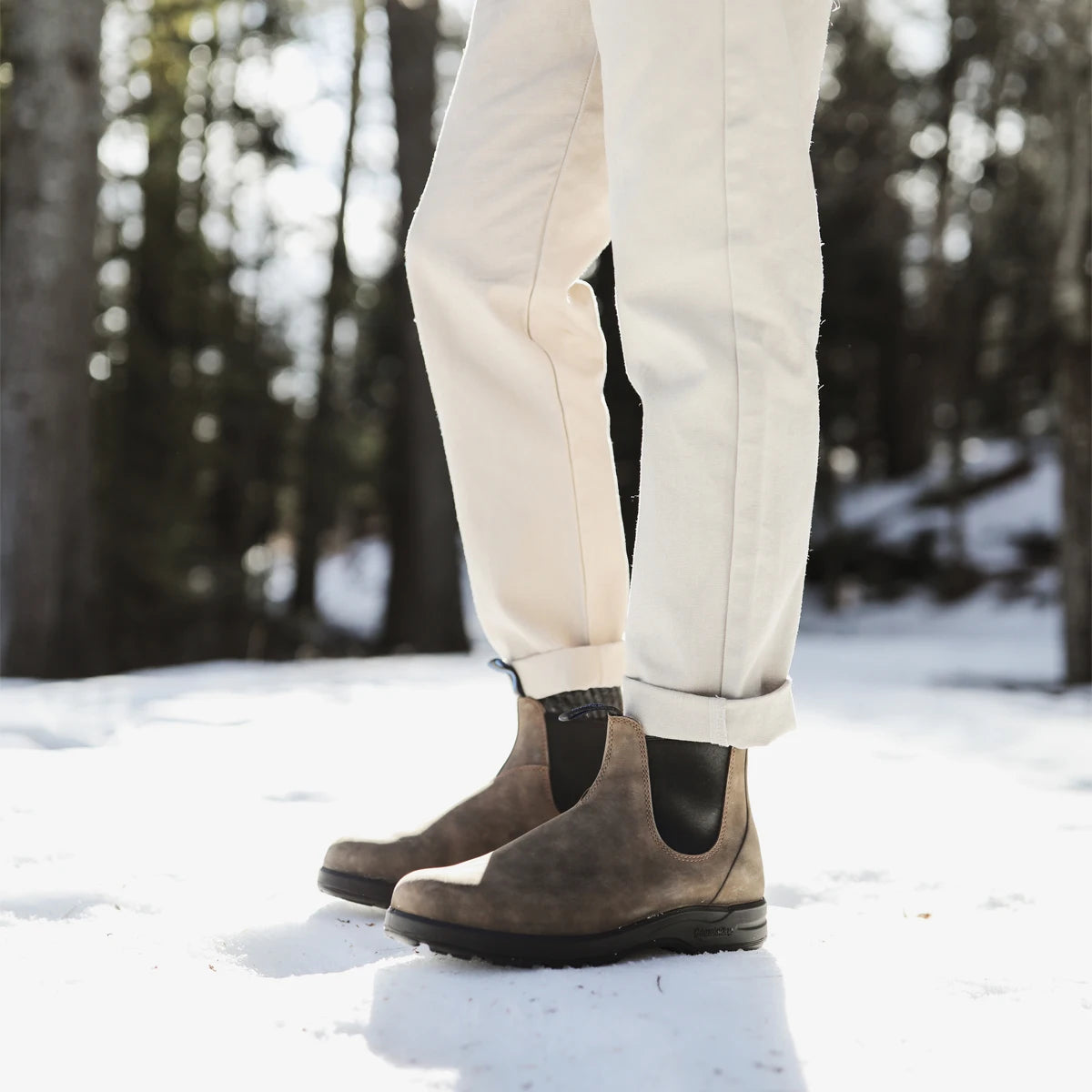 Blundstone 2242 Elastic Sided Thermal Boots - Rustic Brown