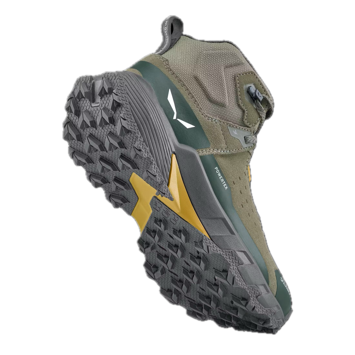 Salewa Men's Pedroc 2 Leather Mid Powertex Boot - Faded Green/Dark Olive