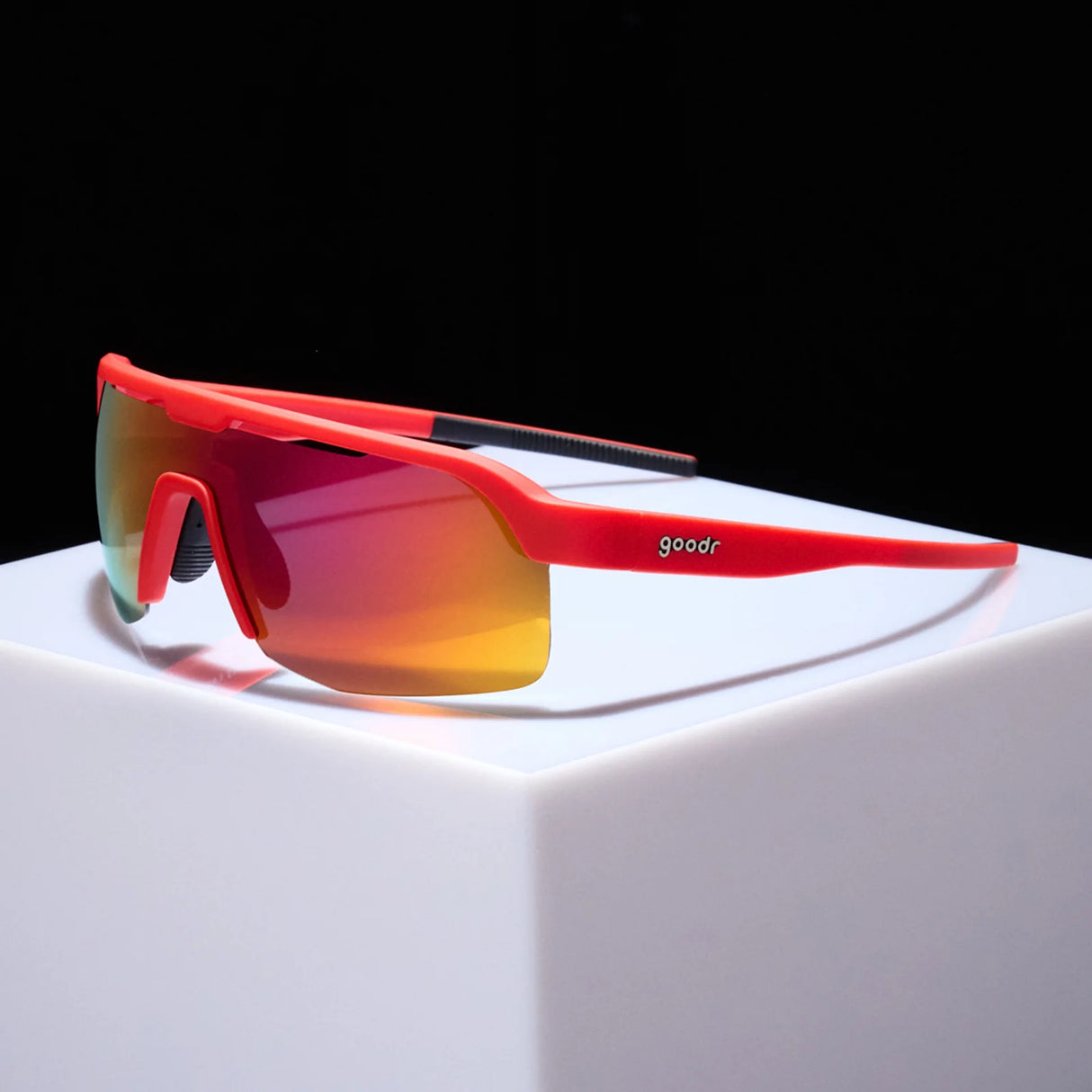 Goodr Bolt G Sunglasses - Dante's Shin Splint Inferno