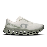On Cloud Women's Cloudmonster 3 Running Shoes - Ivory/Tin