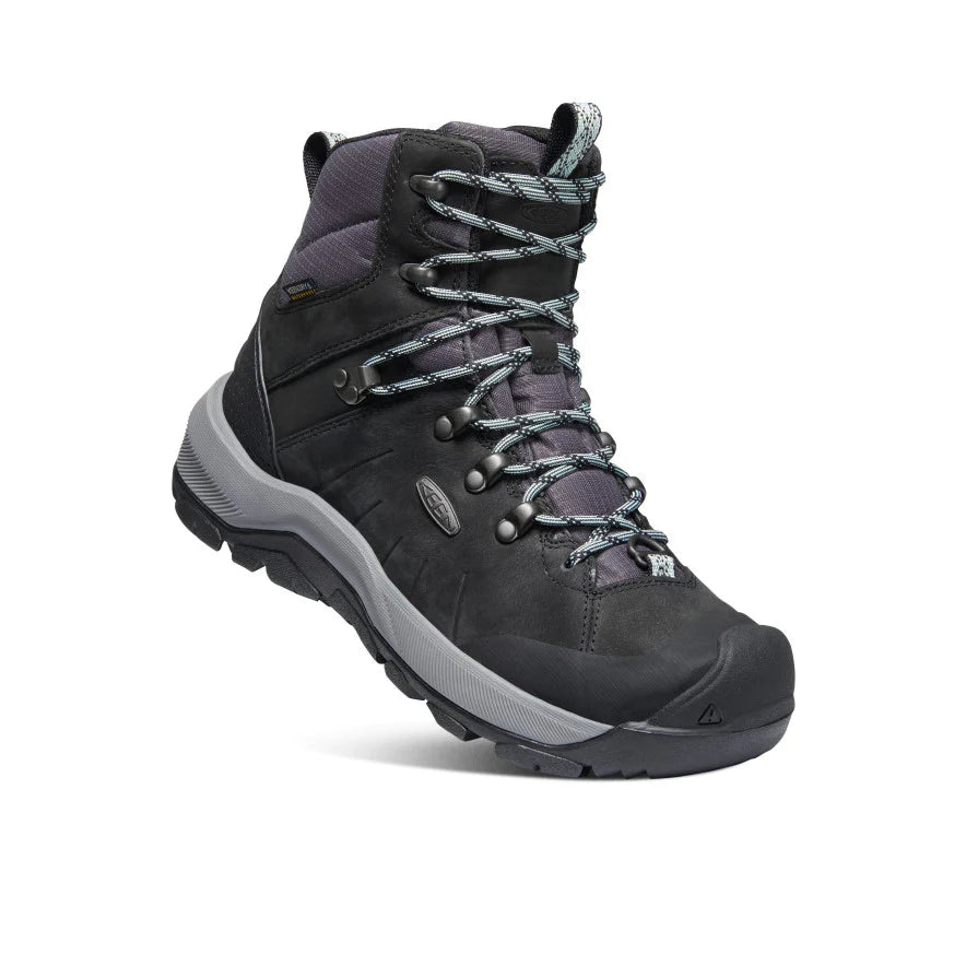 Keen Women's Revel IV Mid Polar Winter Hiking Boots - Black/Harbor Gray