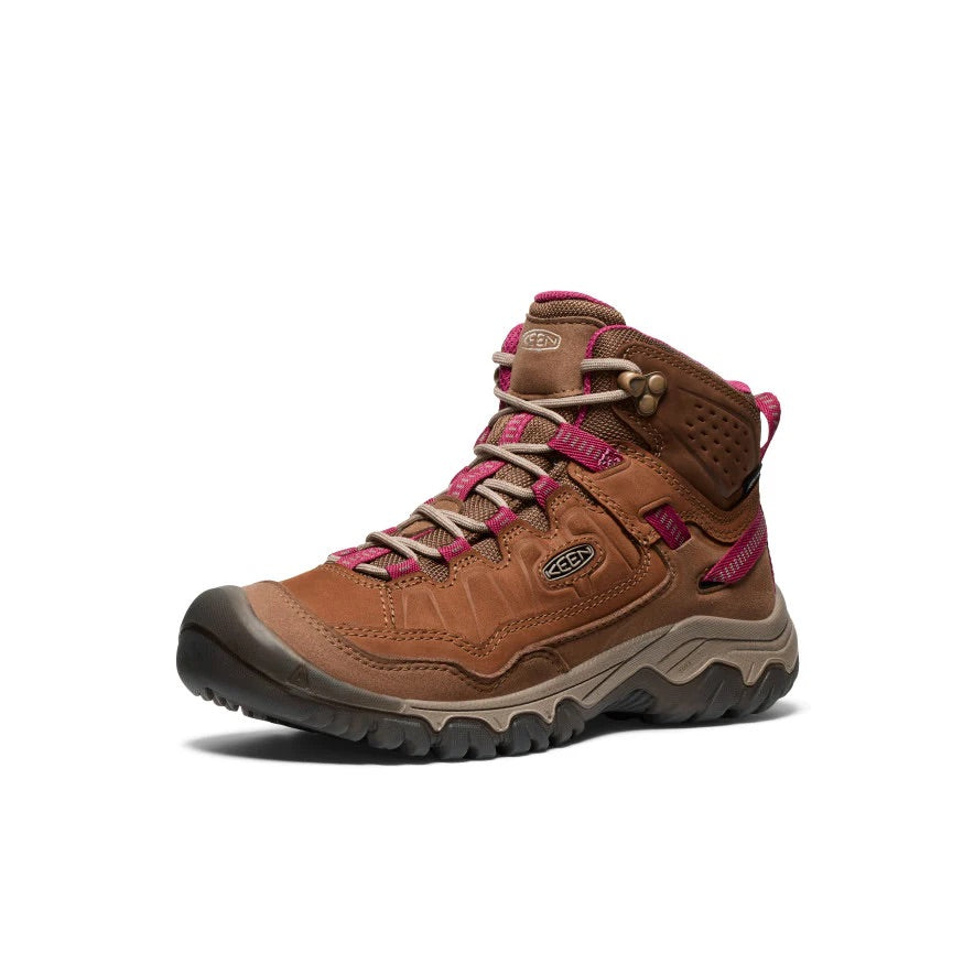 Keen Women's Targhee IV Mid Waterproof - Bison/Beaujolais