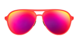 Goodr Mach G Sunglasses -  Captain Blunt's Red Eye