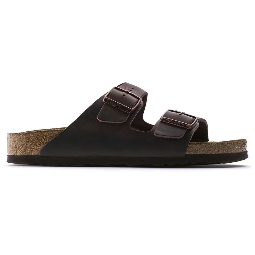 Birkenstock Arizona BS Soft Footbed Oiled Leather Sandals - Habana