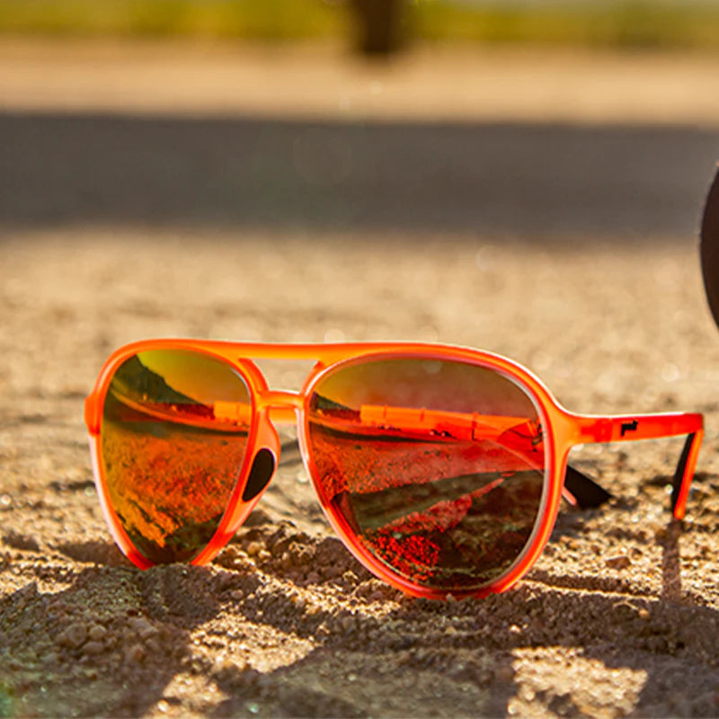 Goodr Mach G Sunglasses -  Captain Blunt's Red Eye