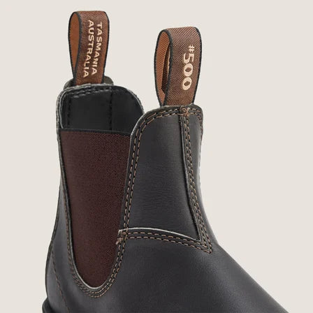 Blundstone 500 Elastic Sided Boots - Stout Brown