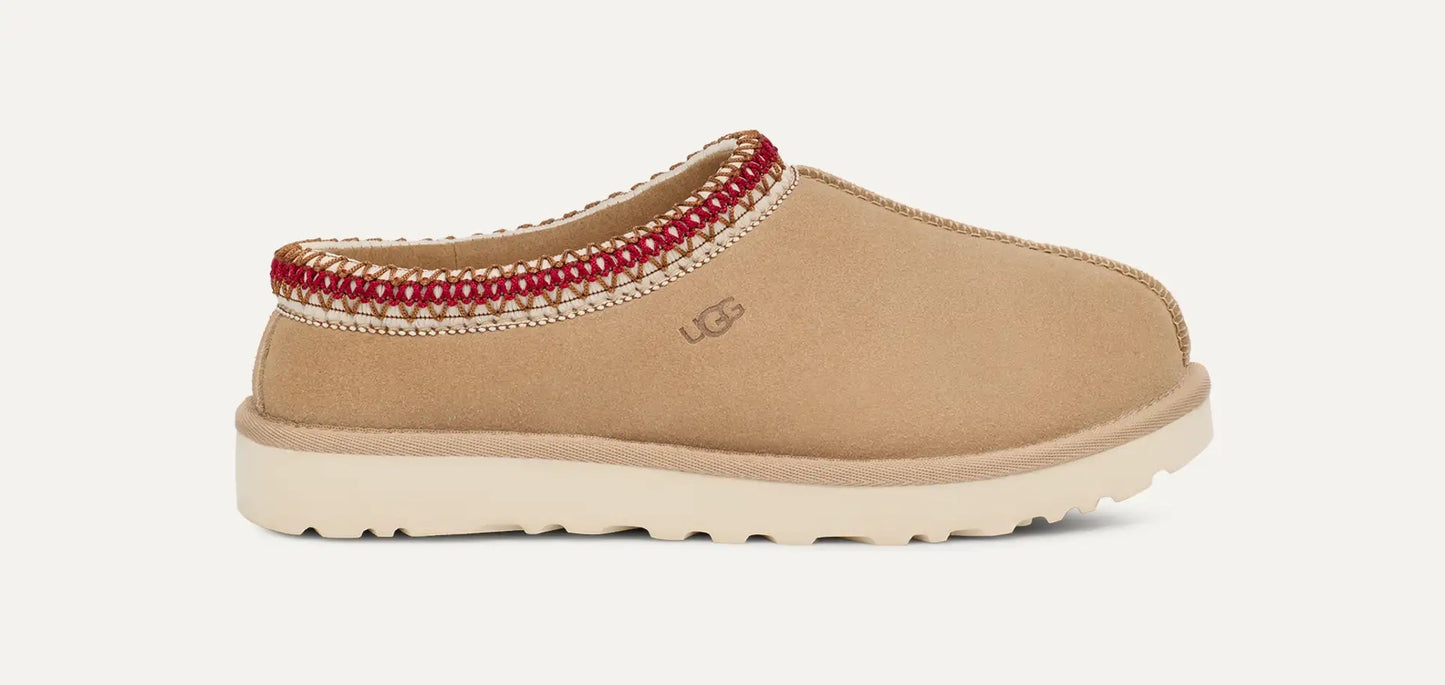 UGG Women's Tasman Slippers - Sand/Dark Cherry