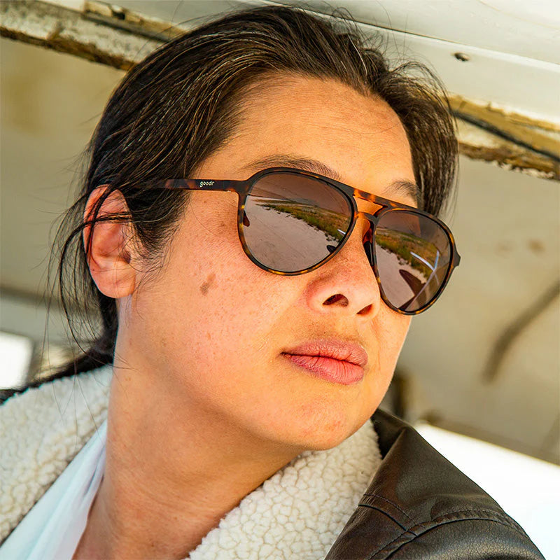 Goodr Mach G Sunglasses - Amelia Earhart Ghosted Me