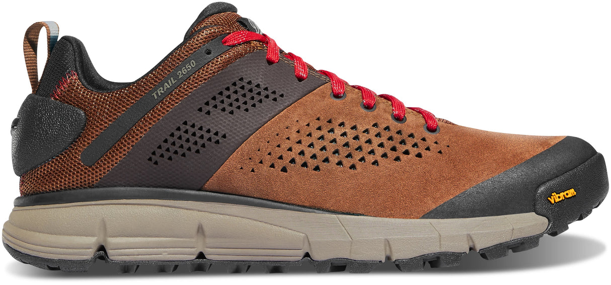 Danner Men's Trail Hiking Shoe 2650 - Suede Brown/Red
