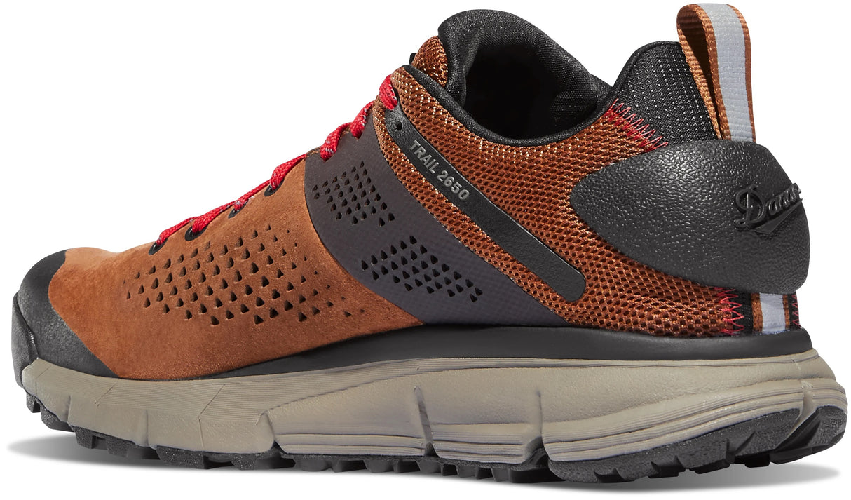 Danner Men's Trail Hiking Shoe 2650 - Suede Brown/Red