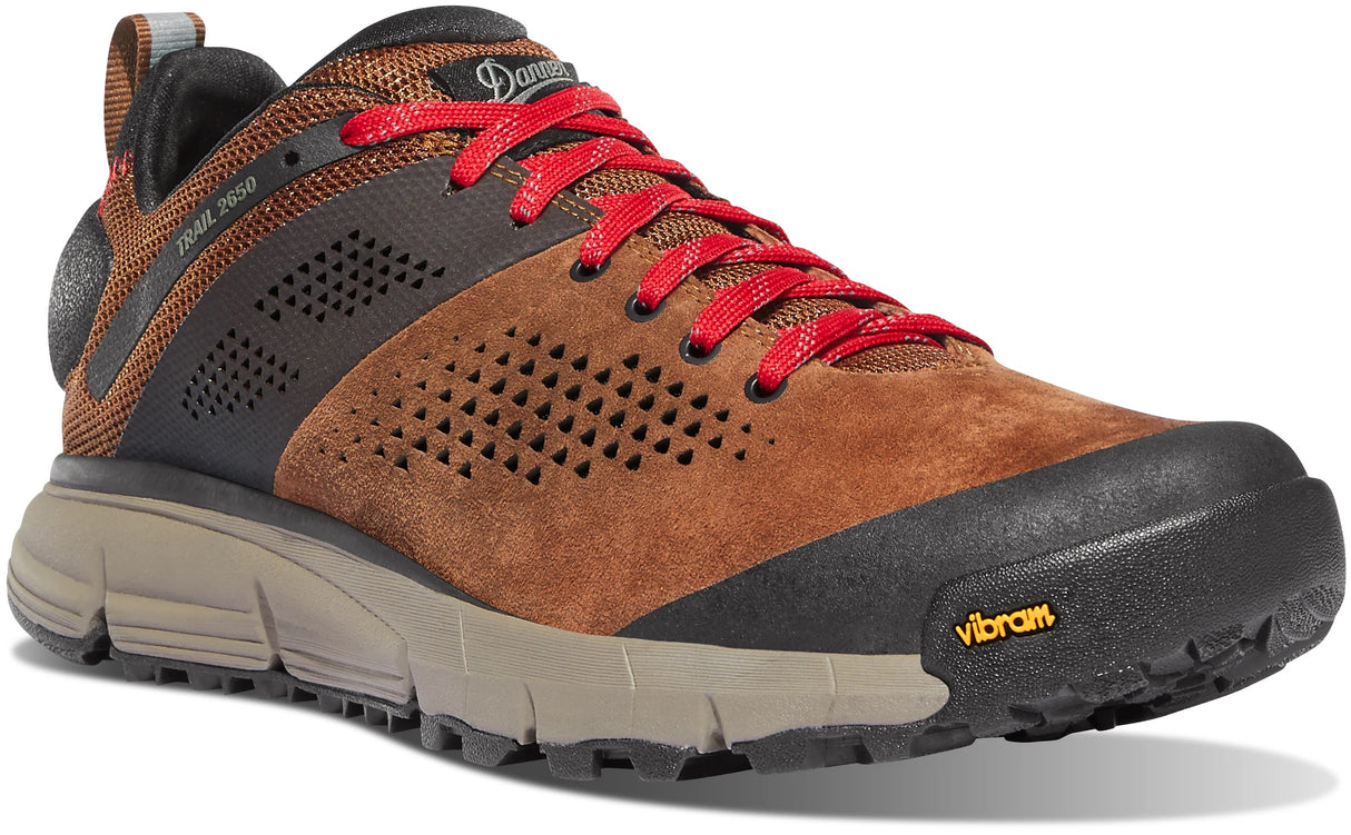 Danner Men's Trail Hiking Shoe 2650 - Suede Brown/Red