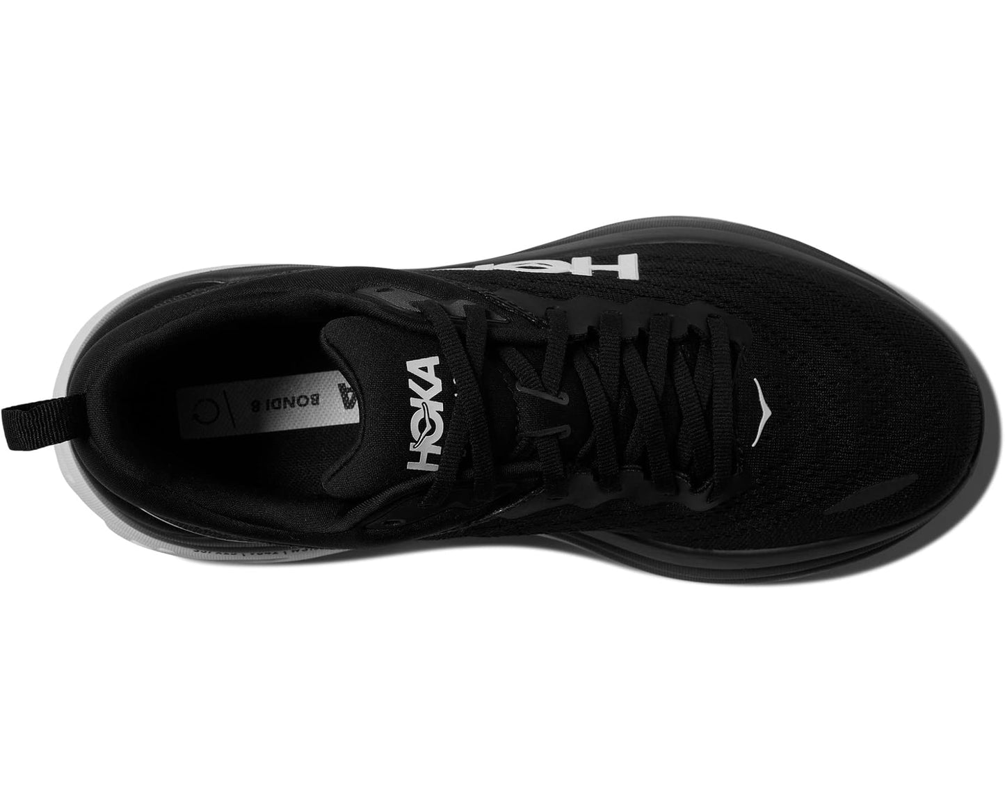 HOKA Men's Bondi 8 - Black/White