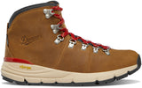 Danner Women's Mountain 600 Leaf Mid GTX Hiking Boot - Grizzly Brown/Rhodo Red