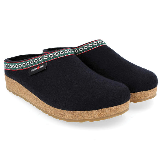 Haflinger Women's GZ Slipper - Navy