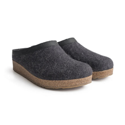 Haflinger Men's GZL Slipper - Charcoal