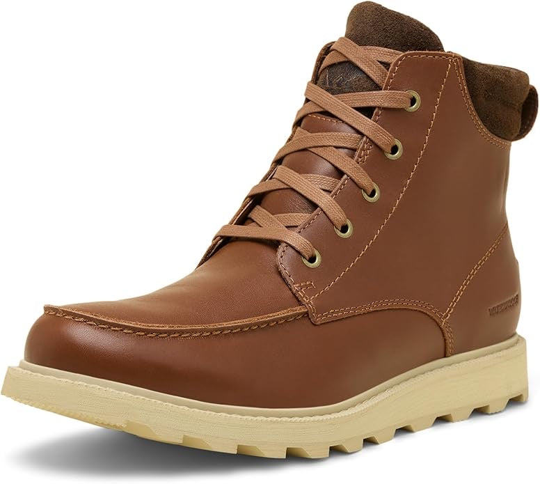 MADSON™ II Men's Moc Toe Waterproof Boot - Velvet Tan/Tobacco