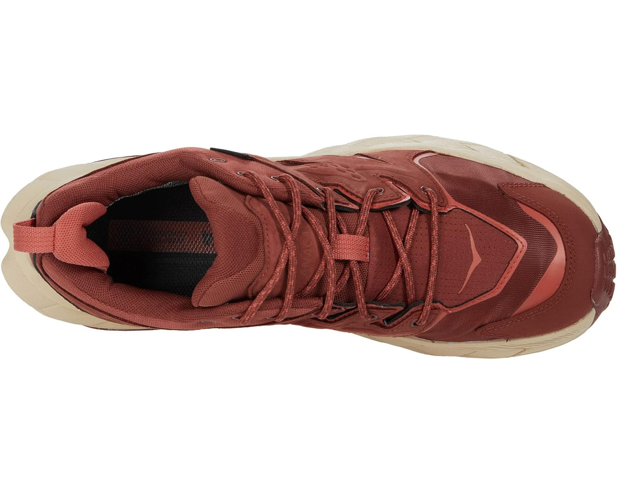 HOKA Women's Anacapa Low GTX - Cherry Mahogany/Hot Sauce