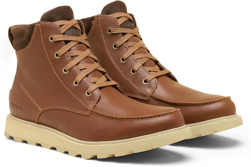 MADSON™ II Men's Moc Toe Waterproof Boot - Velvet Tan/Tobacco