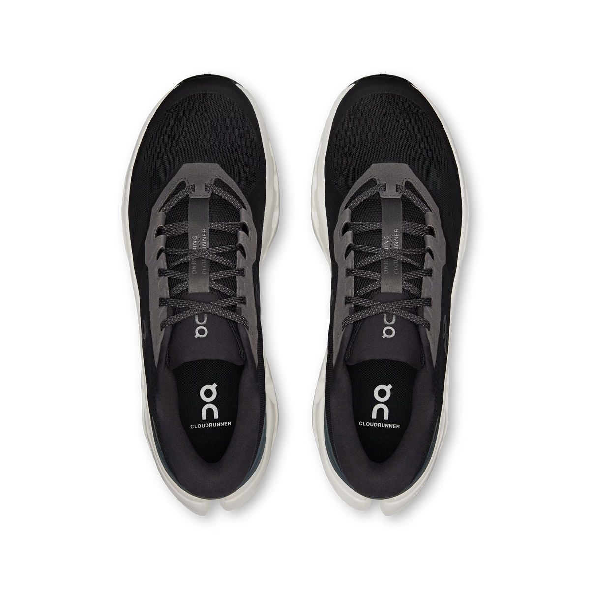 On Cloud Men's Cloudrunner 3 Running Shoes - Black / Ivory