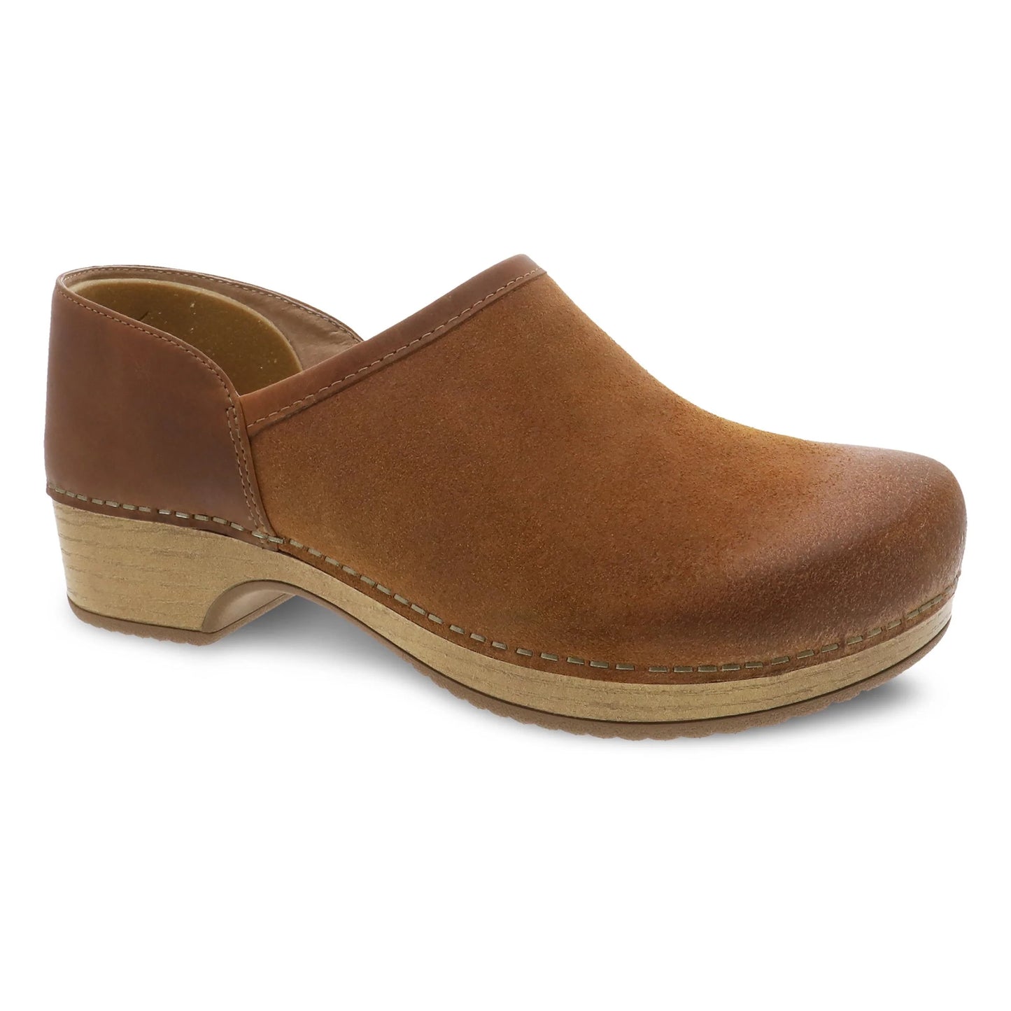 Dansko Women's Brenna Burnished Suede - Tan