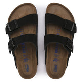 Birkenstock Arizona Soft Footbed Suede Leather - Black
