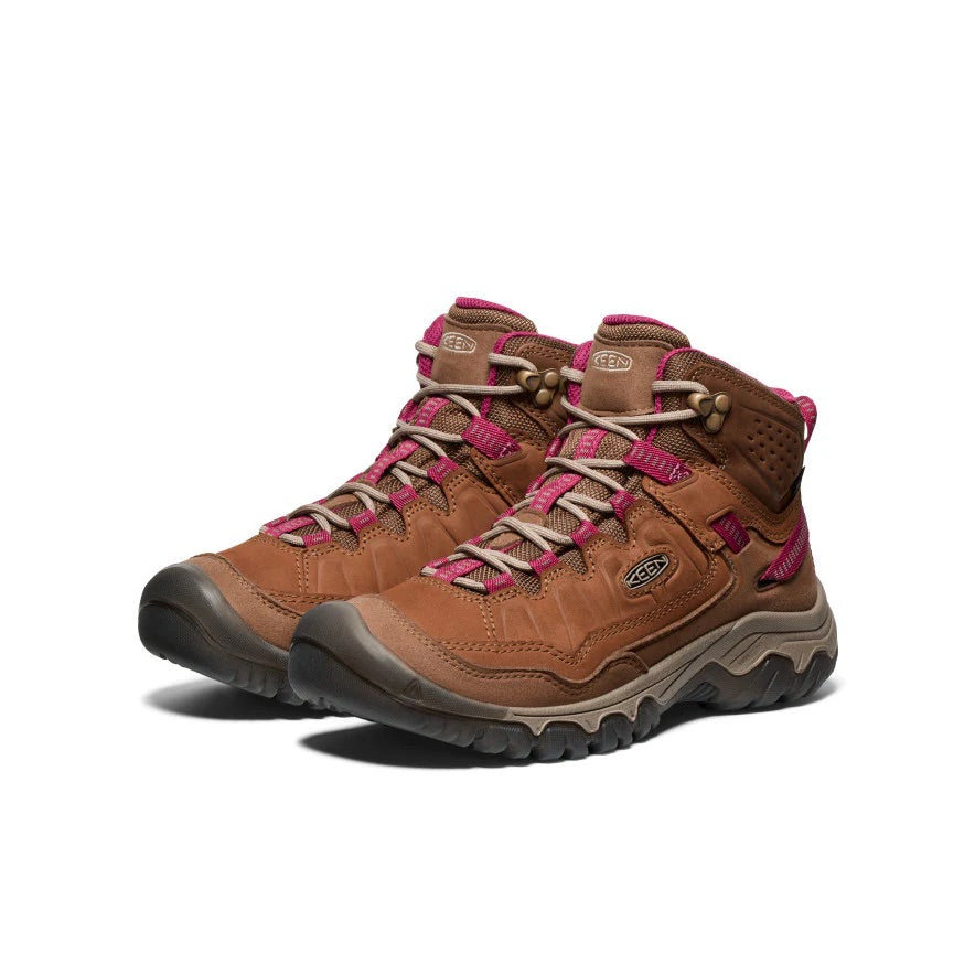Keen Women's Targhee IV Mid Waterproof - Bison/Beaujolais