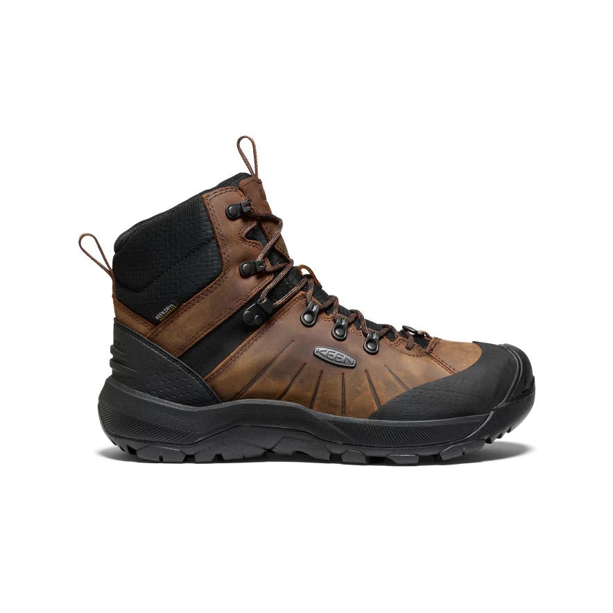 Keen Men's Revel IV Mid Polar Winter Hiking Boots -  Dark Earth/Caramel Cafe