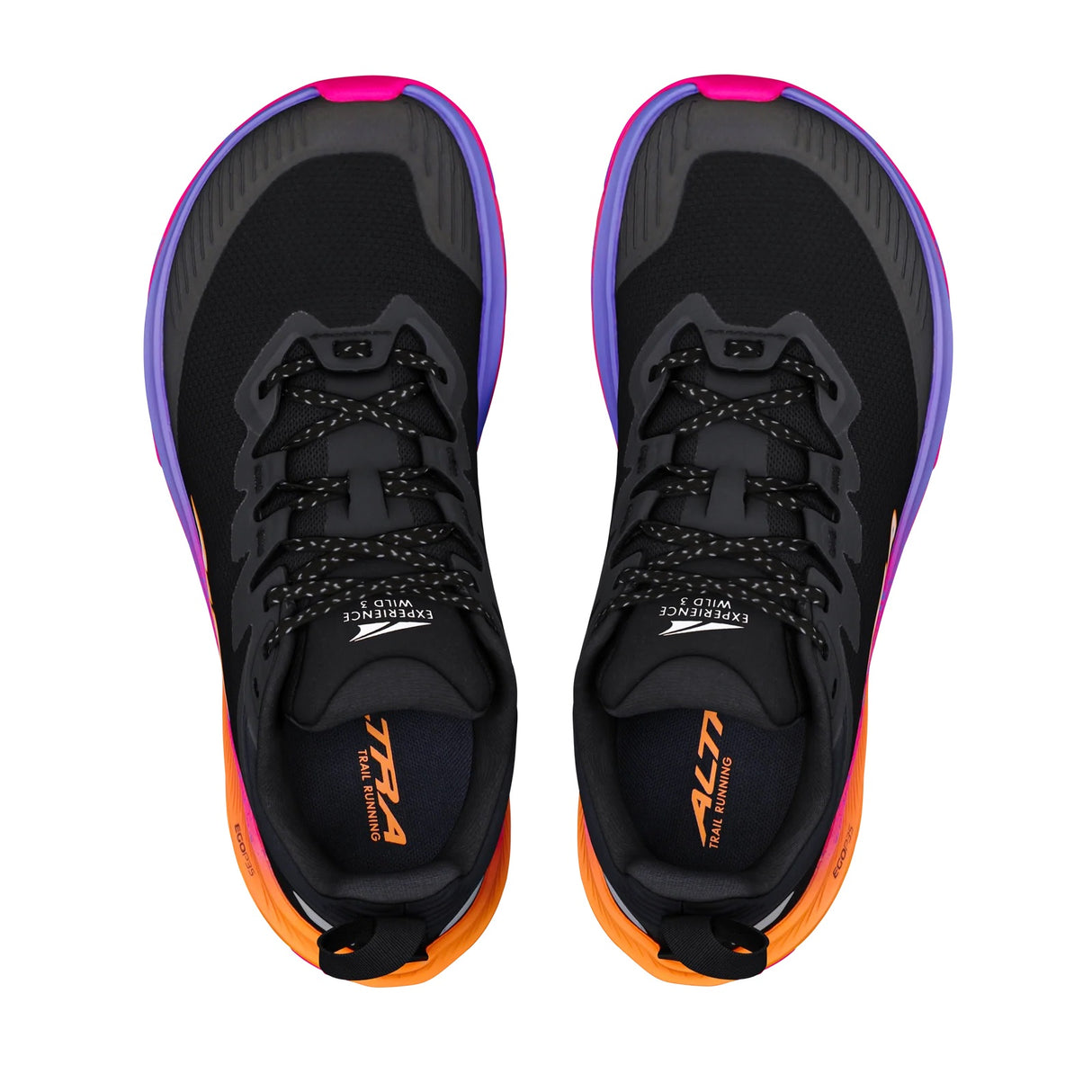 Altra Women's Experience Wild 3 Trail Running Shoes - Black/White/Pink Glow