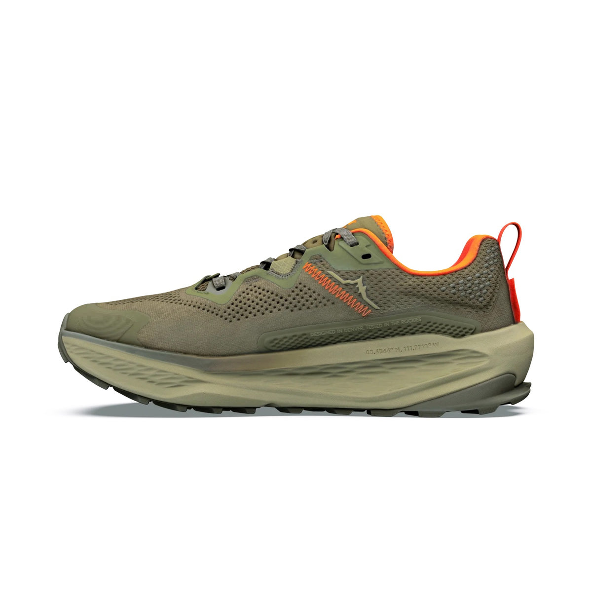 Altra Men's Olympus 7 Trail Running Shoes - Dark Olive/Black