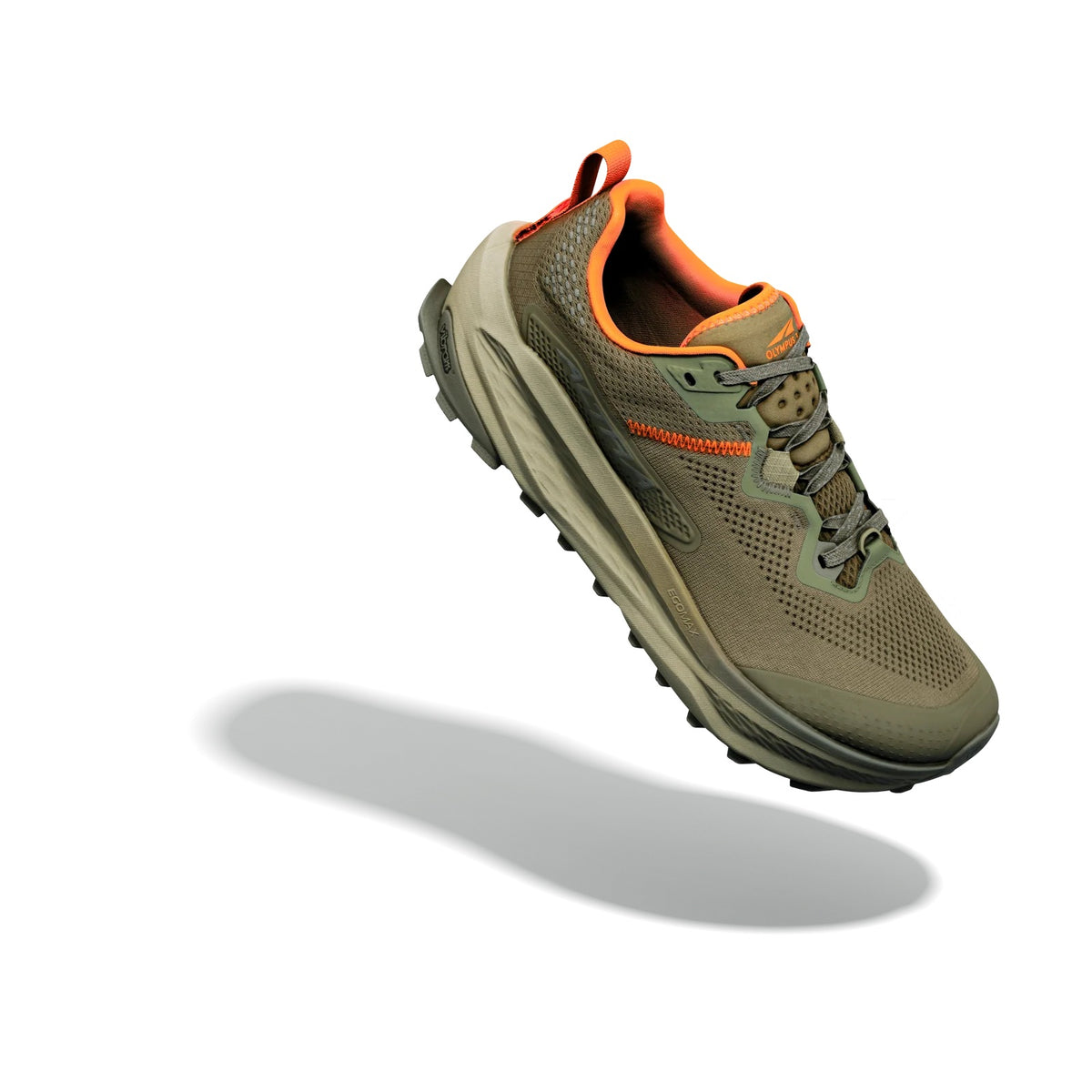 Altra Men's Olympus 7 Trail Running Shoes - Dark Olive/Black