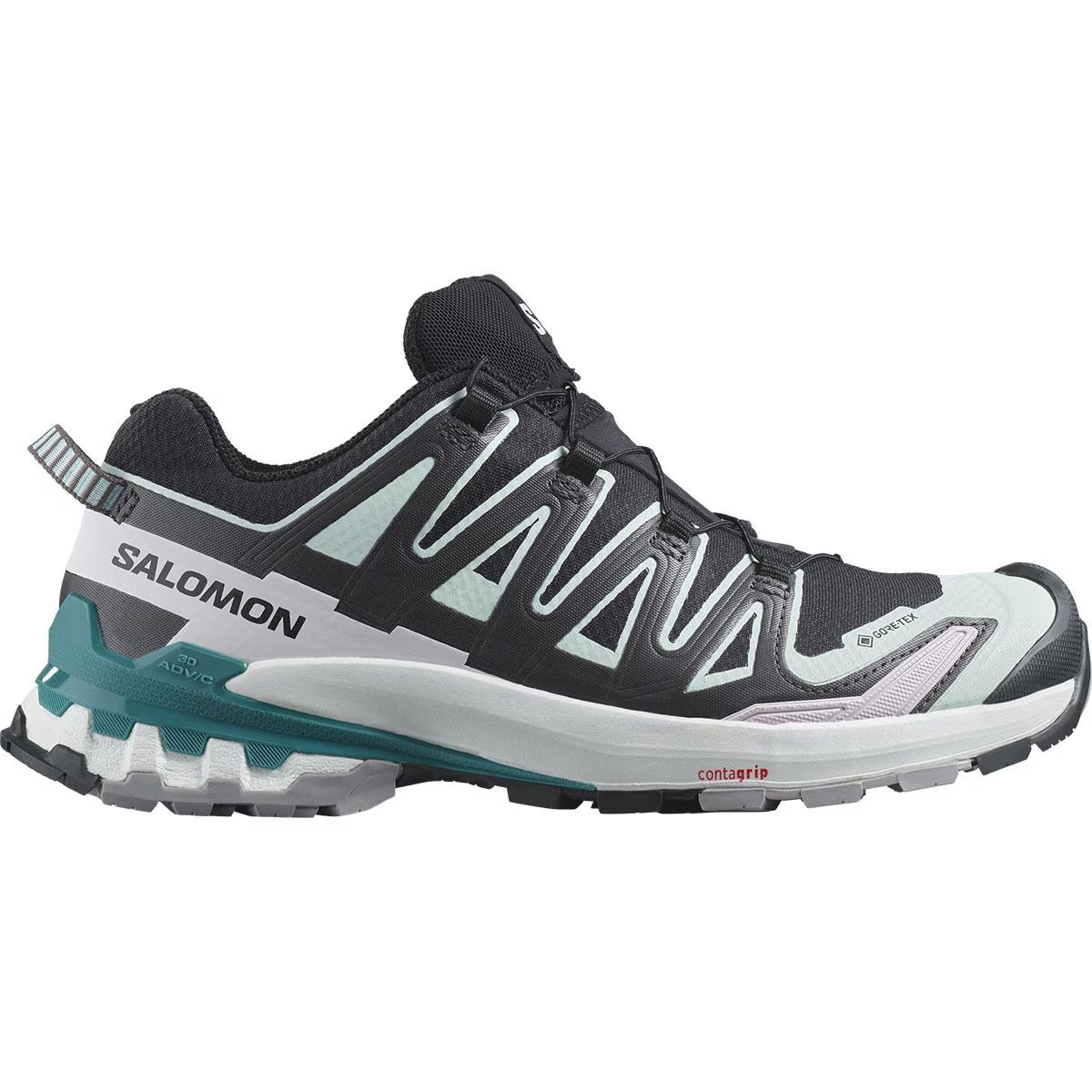 Salomon Women's XA Pro 3D v9 GTX - Black/Bleached Aqua/Harbor Blue