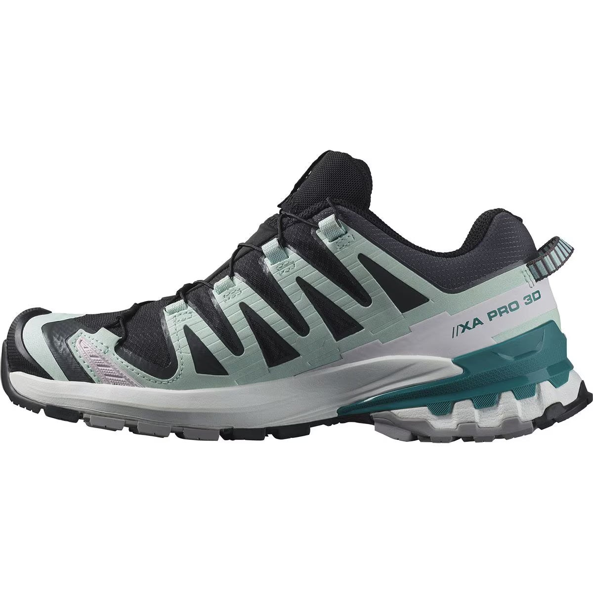 Salomon Women's XA Pro 3D v9 GTX - Black/Bleached Aqua/Harbor Blue