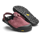 Bedrock Unisex Leather Suede Clog Mountain Clog - Wild Rose