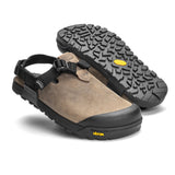 Bedrock Unisex Nubuck Leather Clog Mountain Clog - Driftwood Gray