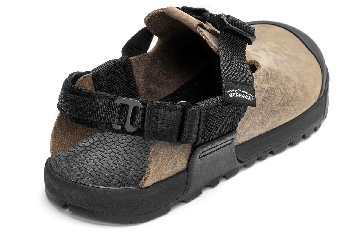 Bedrock Unisex Nubuck Leather Clog Mountain Clog - Driftwood Gray