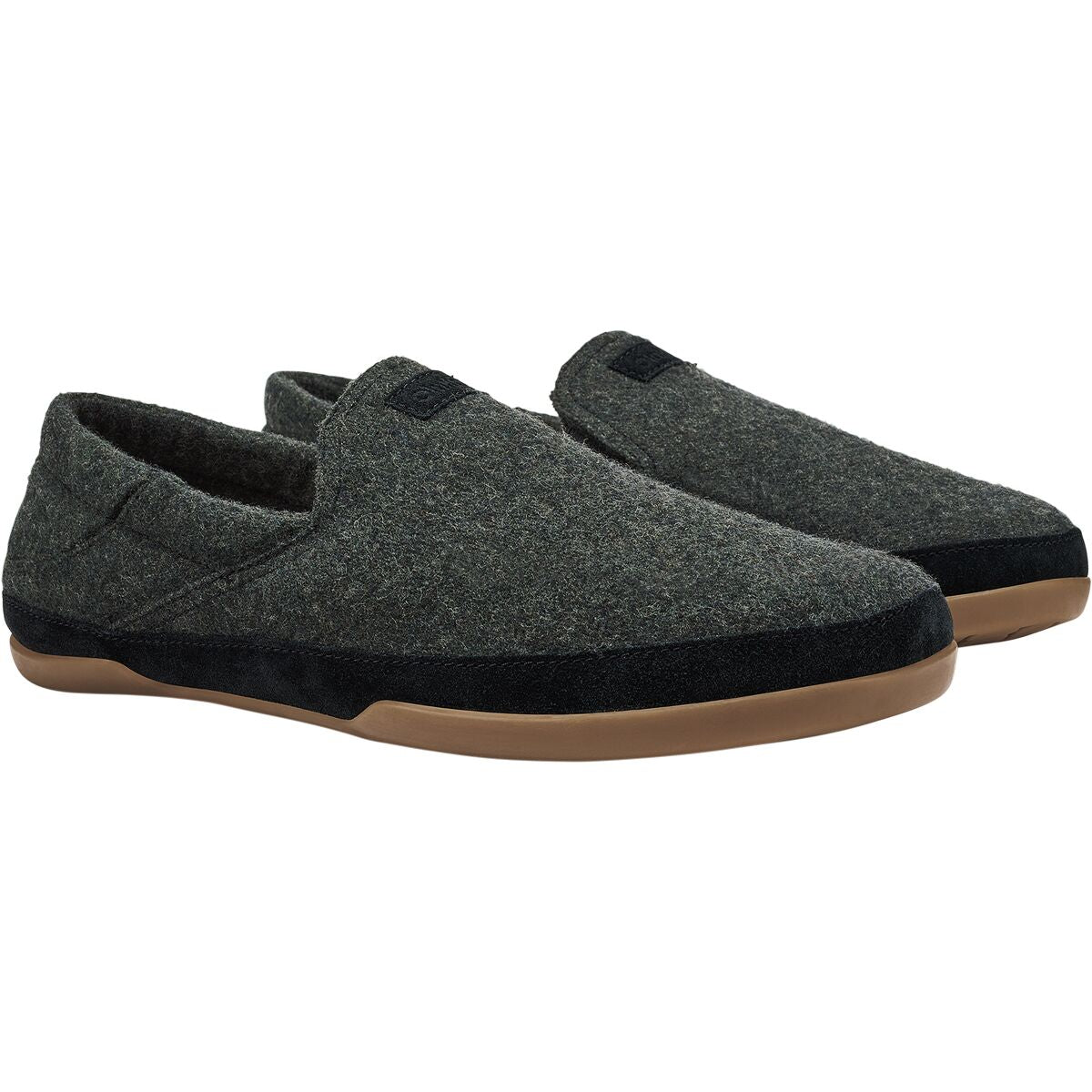 Olukai Men's Kalawa Slipper - Dark Shadow/Dark Shadow