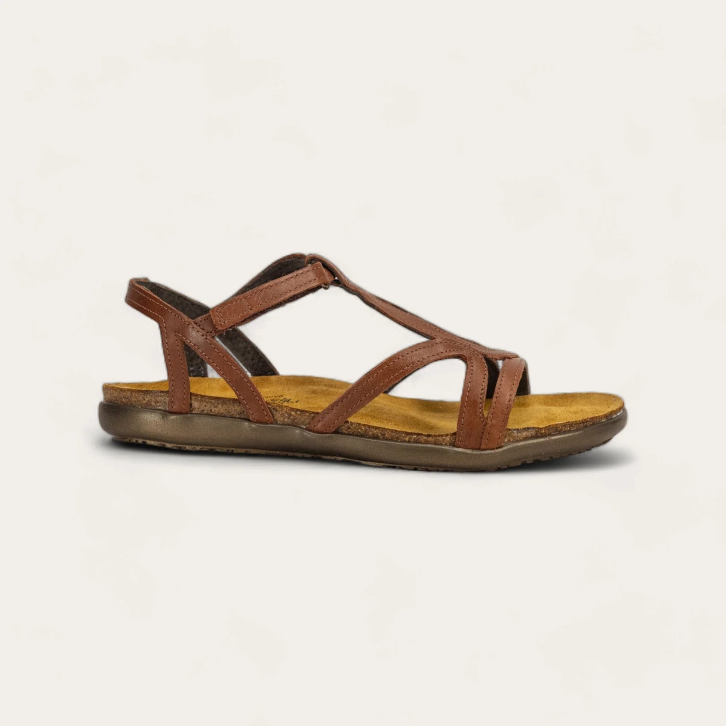 Naot Women's Dorith Sandal - Chestnut Soft Leather