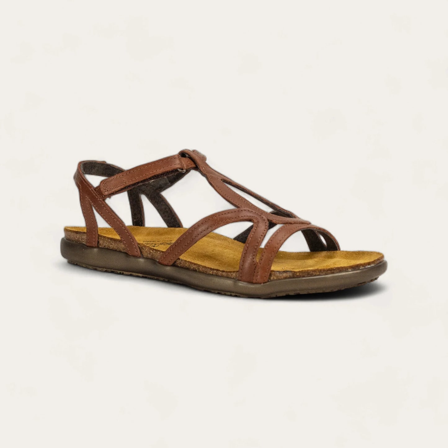 Naot Women's Dorith Sandal - Chestnut Soft Leather