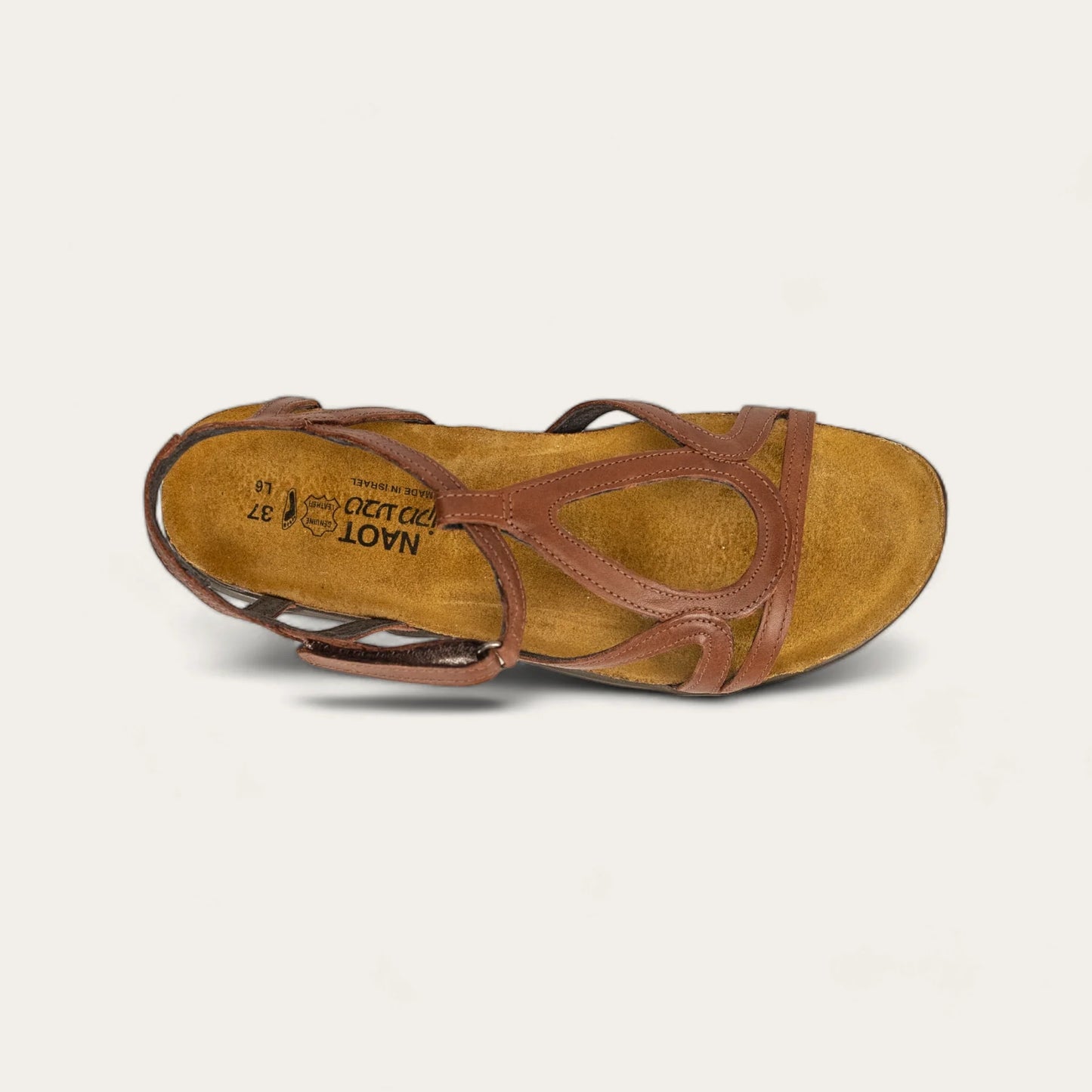 Naot Women's Dorith Sandal - Chestnut Soft Leather