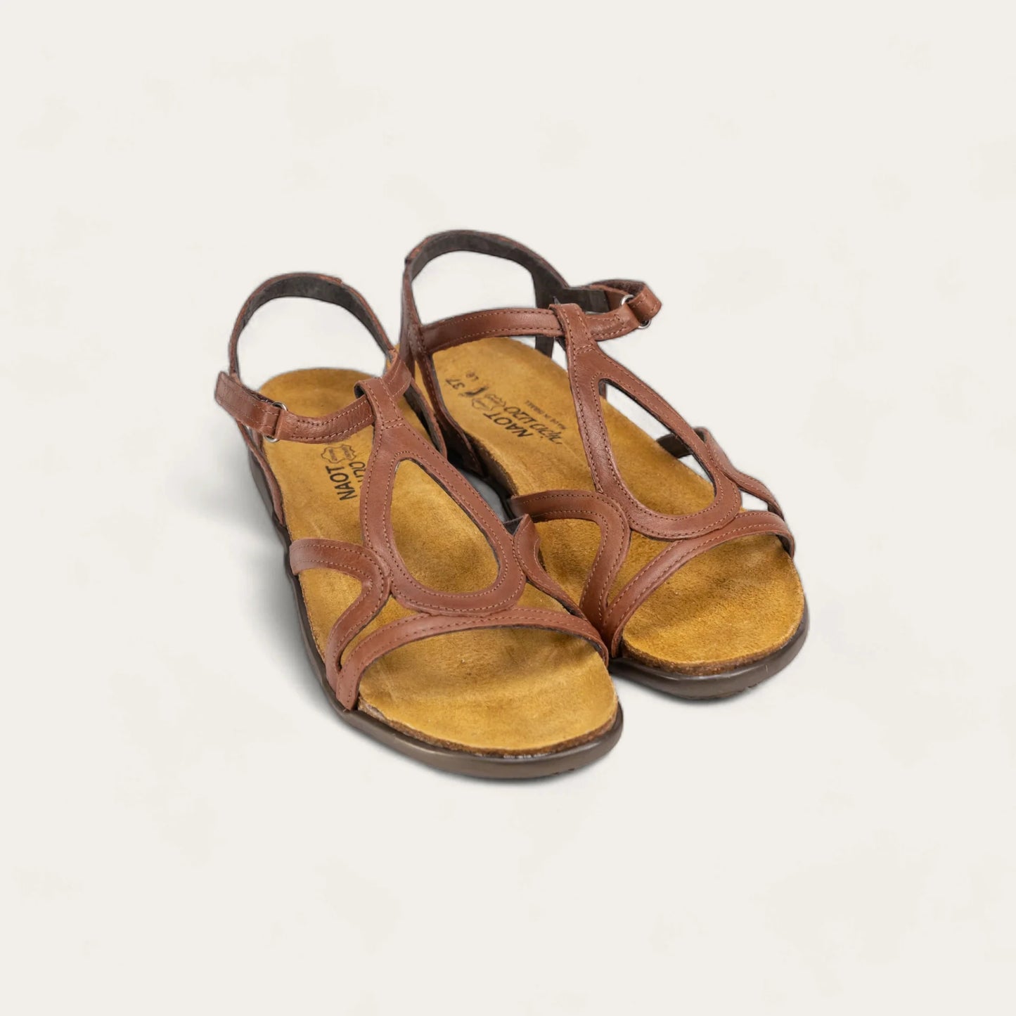 Naot Women's Dorith Sandal - Chestnut Soft Leather